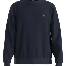 Свитер с вышитым логотипом