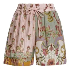 Шорты с цветочным принтом