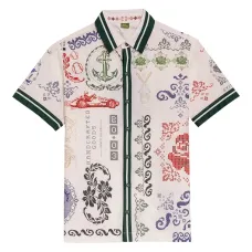 Рубашка с короткими рукавами и принтом