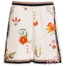 Шорты с цветочным принтом