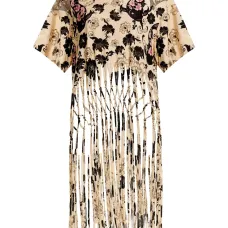 Футболка Celina с бахромой и цветочным принтом