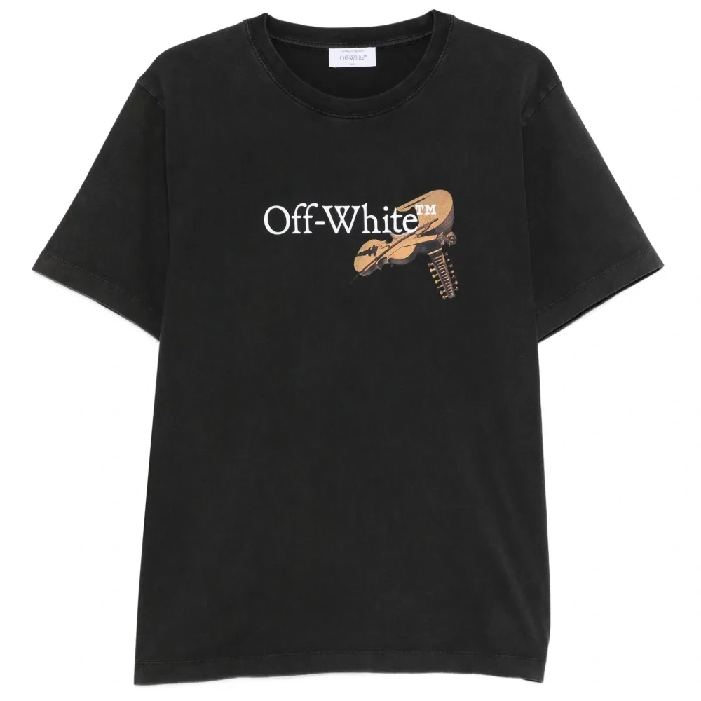 Футболка с графичным принтом и логотипом