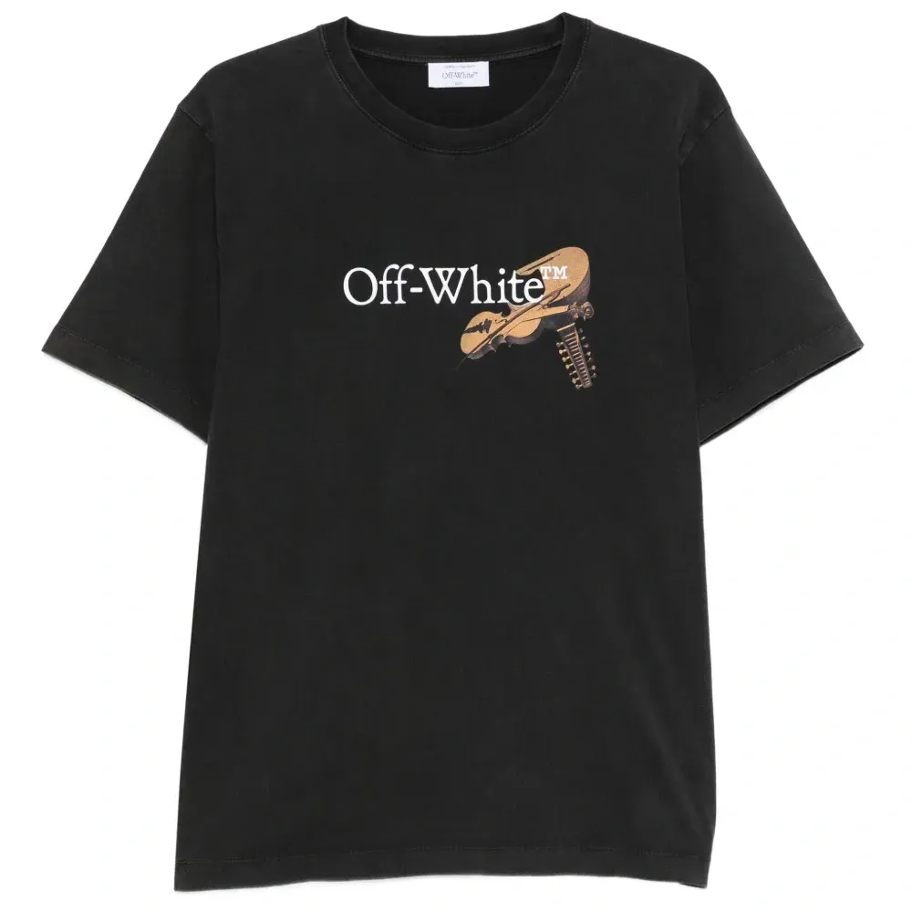 Футболка с графичным принтом и логотипом