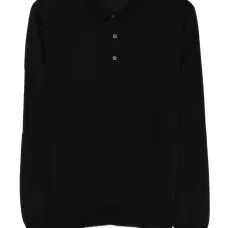 Свитер с воротником поло