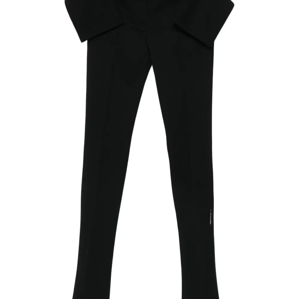 Брюки-клёш с оборками