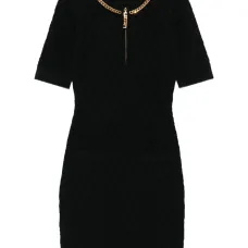 Платье с украшением в виде цепочки