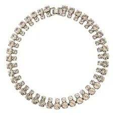 Колье с кристаллами