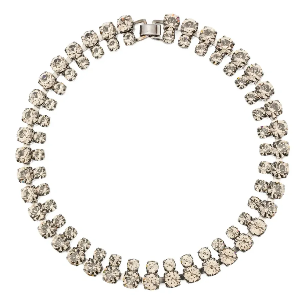 Колье с кристаллами