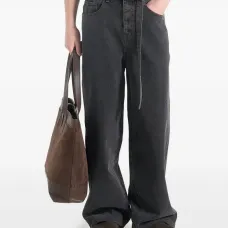 Широкие джинсы Adam с поясом