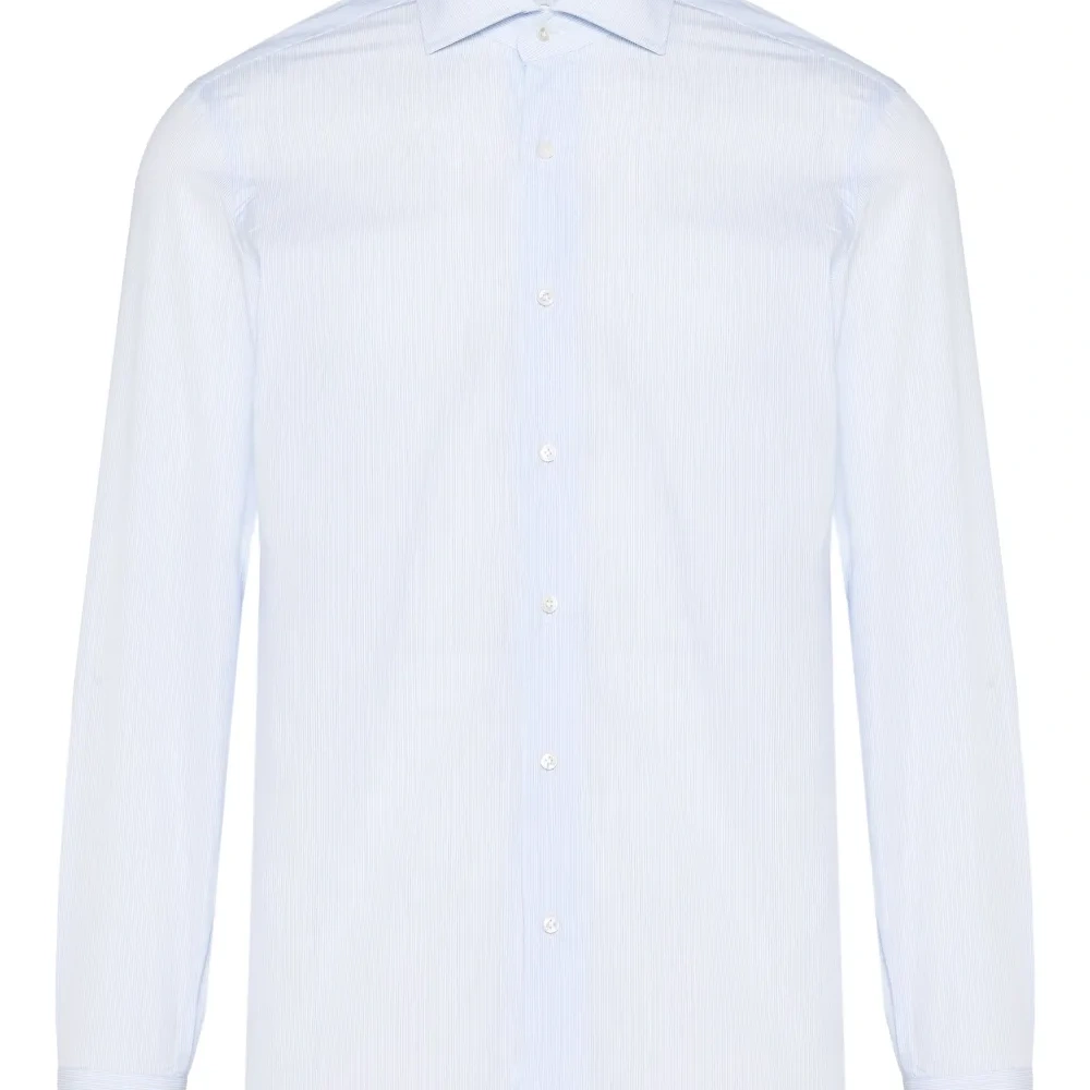 Полосатая рубашка с длинными рукавами