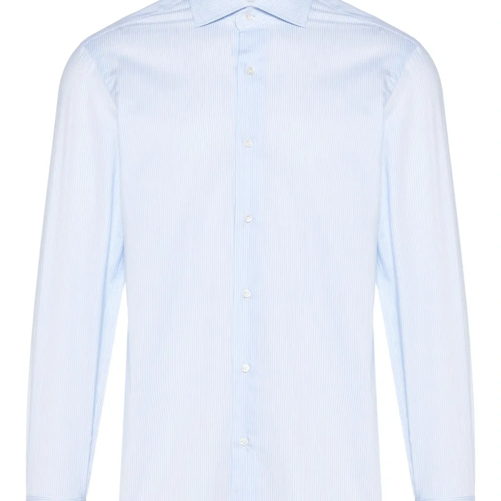 Рубашка из хлопка в полоску