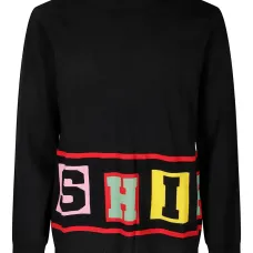 Свитер с круглым вырезом