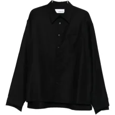 Рубашка с накладными карманами