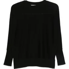 Свитер с круглым вырезом