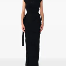 Платье макси с завязками