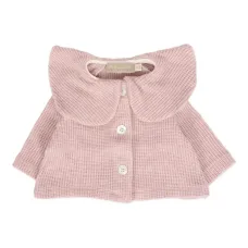 Кардиган с объемным воротником