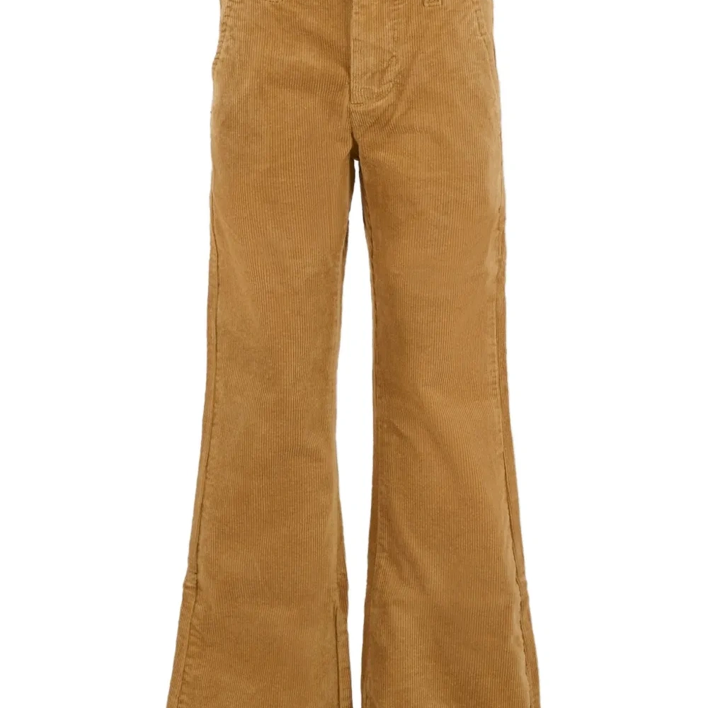 Расклешенные вельветовые брюки