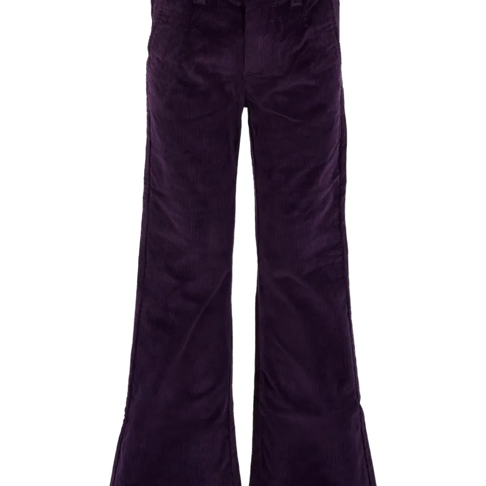 Расклешенные вельветовые брюки