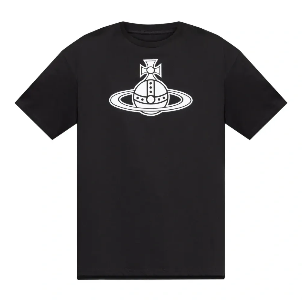 Хлопковая футболка с принтом Paris Orb