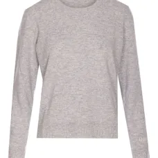 Топ в рубчик с круглым вырезом