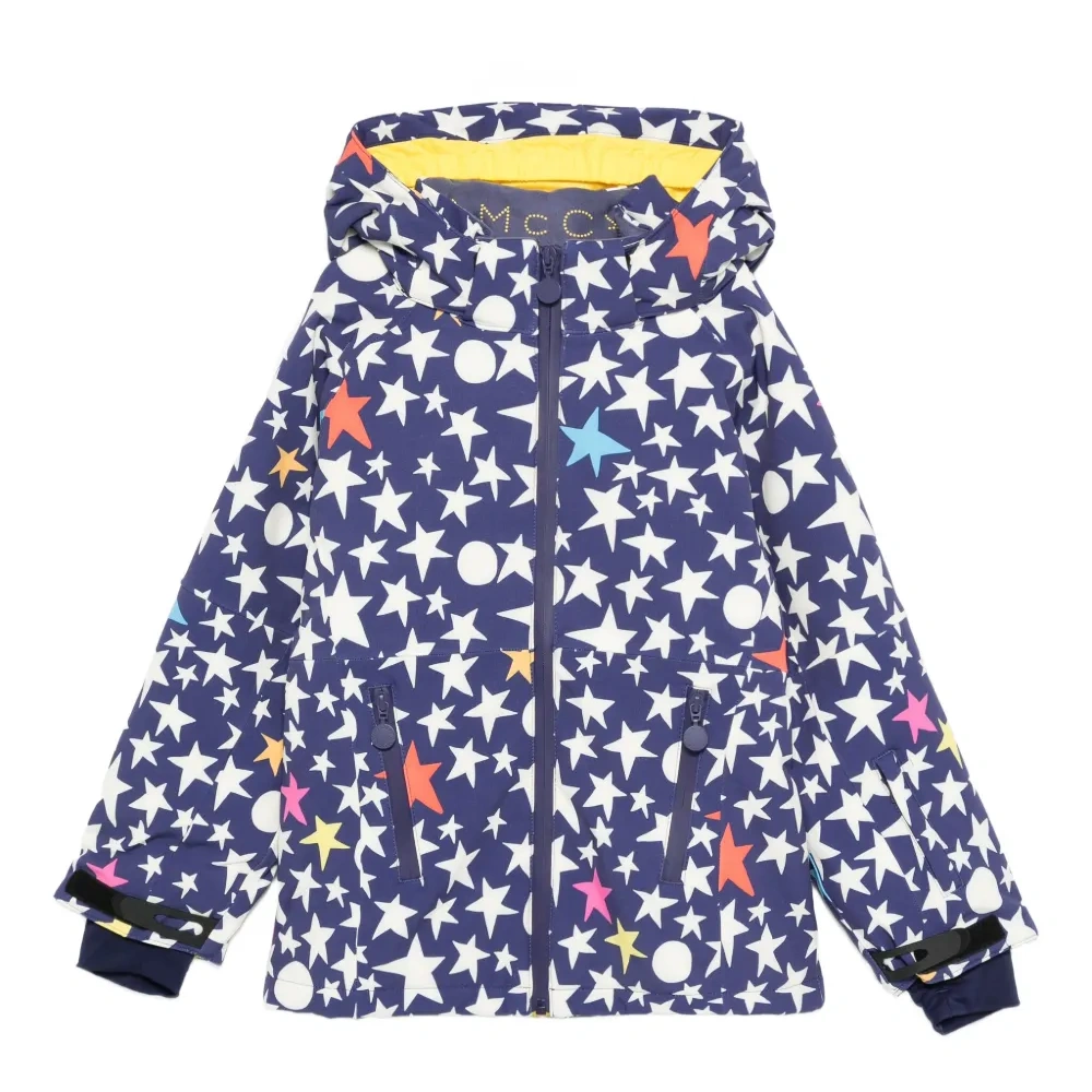 Куртка с капюшоном и звёздным принтом
