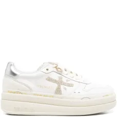 Кроссовки с комбинированными вставками