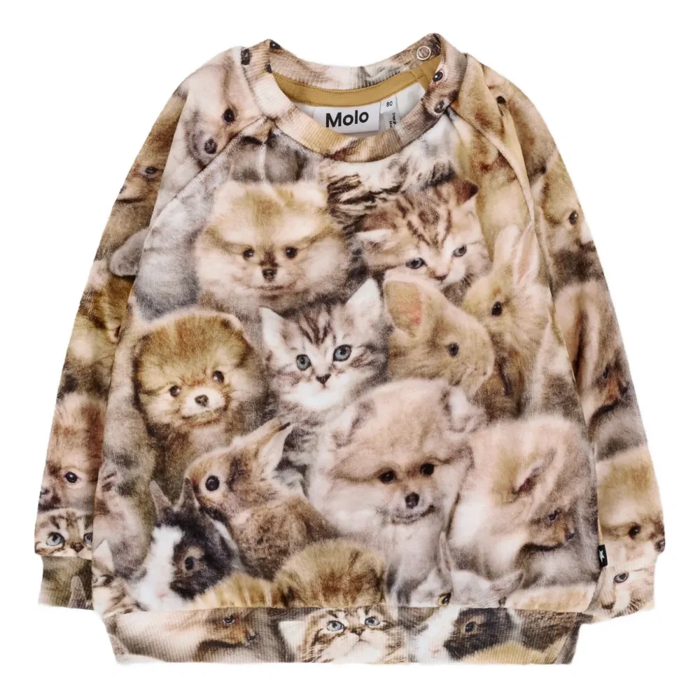 Толстовка с анималистичным принтом