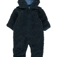 Фактурный ромпер с капюшоном