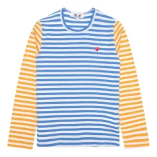 Полосатая футболка с длинными рукавами