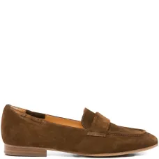Замшевые пенни-лоферы
