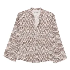 Блузка с геометричным принтом