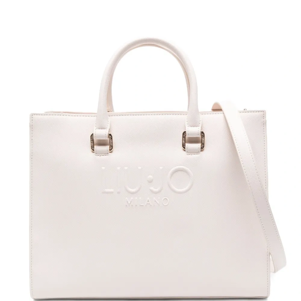 Сумка-тоут с тиснением логотипа