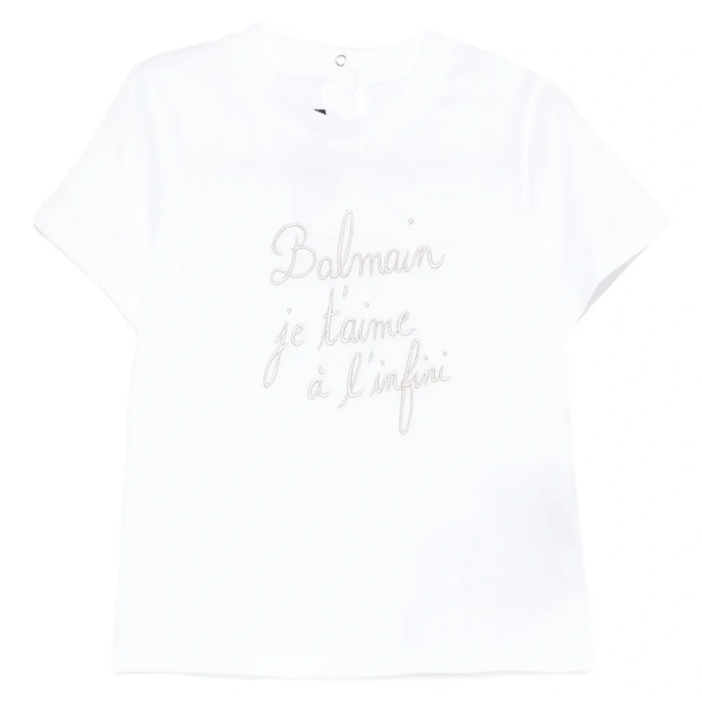 Футболка с вышитым слоганом