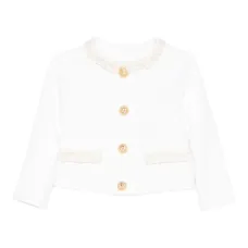 Жакет с отделкой и пуговицами