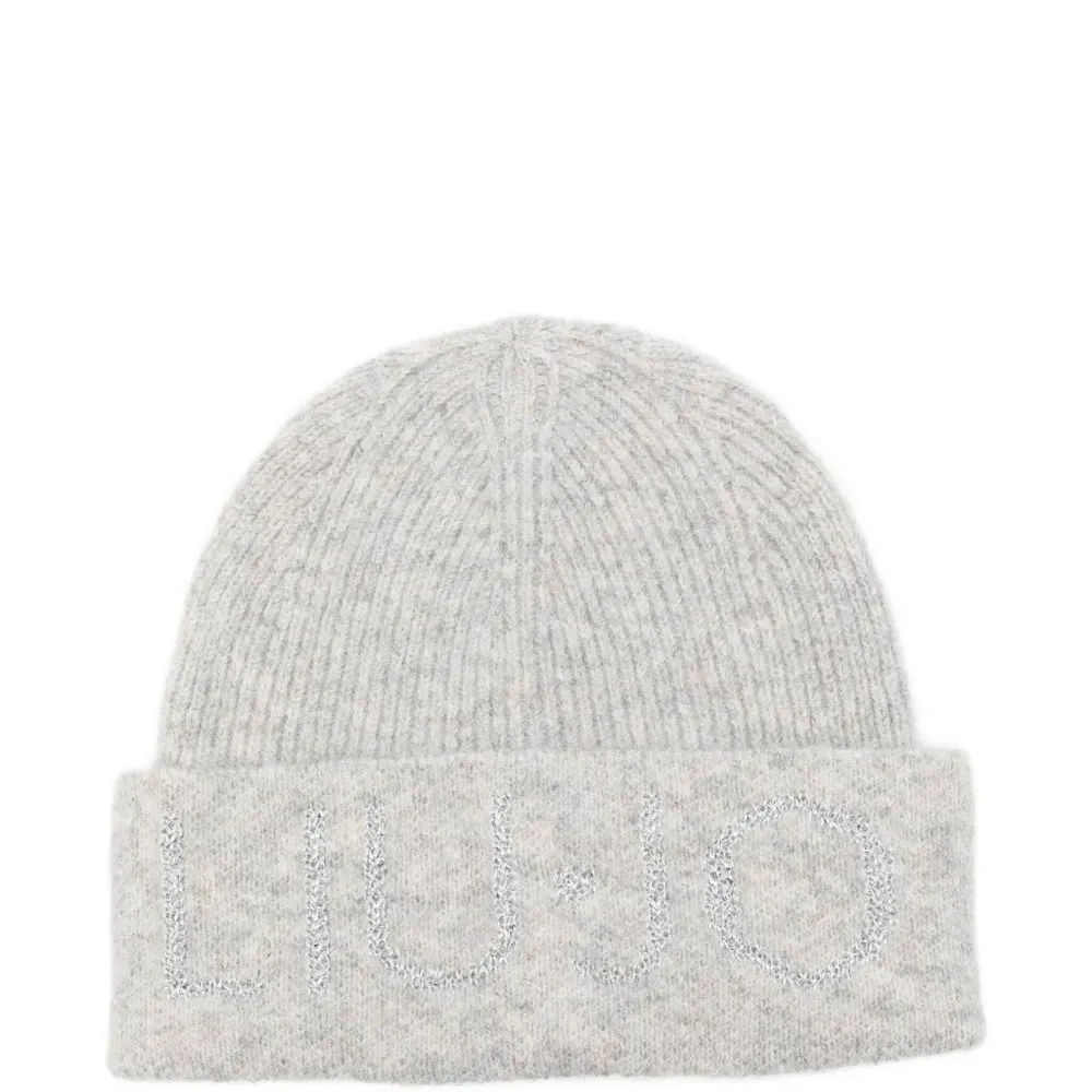 Ребристая шапка с логотипом
