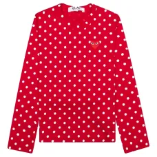 Футболка в горох с логотипом