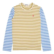 Полосатая футболка с длинными рукавами