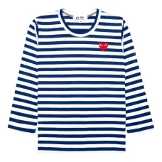 Полосатая футболка с логотипом