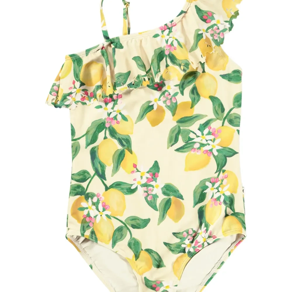 Купальник Net с оборками и принтом