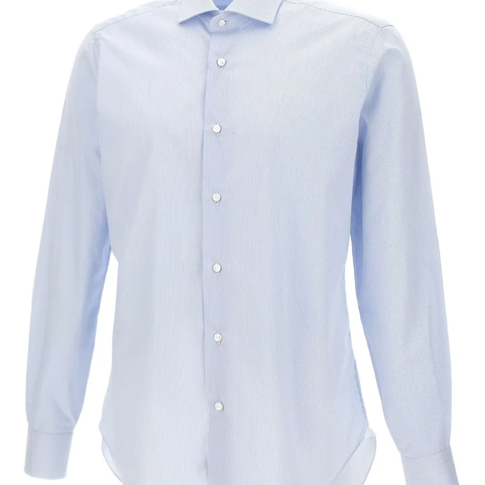 Полосатая рубашка с длинными рукавами