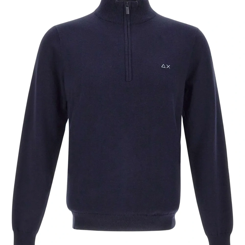 Свитер с воротником на молнии