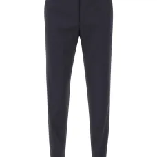 Брюки с манжетами и нашивкой-логотипом