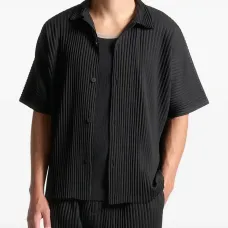 Плиссированная рубашка Pascal с короткими рукавами Плиссированная рубашка Pascal с короткими рукавами