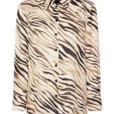 Рубашка с тигровым принтом Рубашка с тигровым принтом