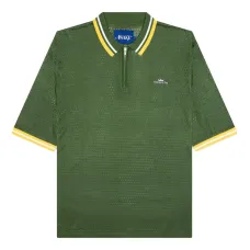 Рубашка поло на молнии