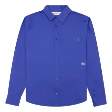 Рубашка оксфорд с вышитым логотипом Рубашка оксфорд с вышитым логотипом