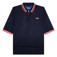 Рубашка поло с воротником на молнии