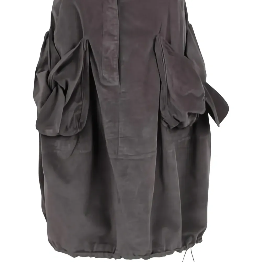 Юбка с карманами и сборками