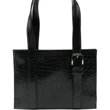 Плечевая сумка с тиснением под крокодила Плечевая сумка с тиснением под крокодила