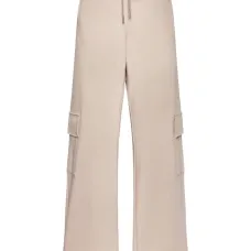 Брюки с карманами и кулиской